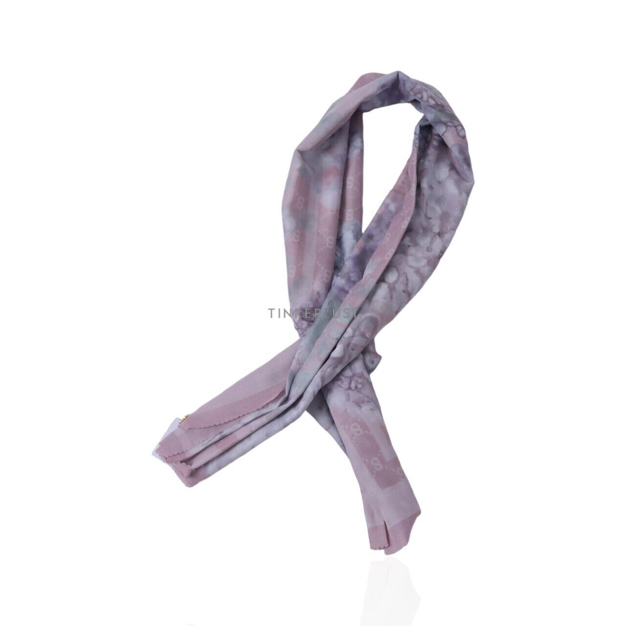 Button Scarves Dusty Pink Pattern Scarf