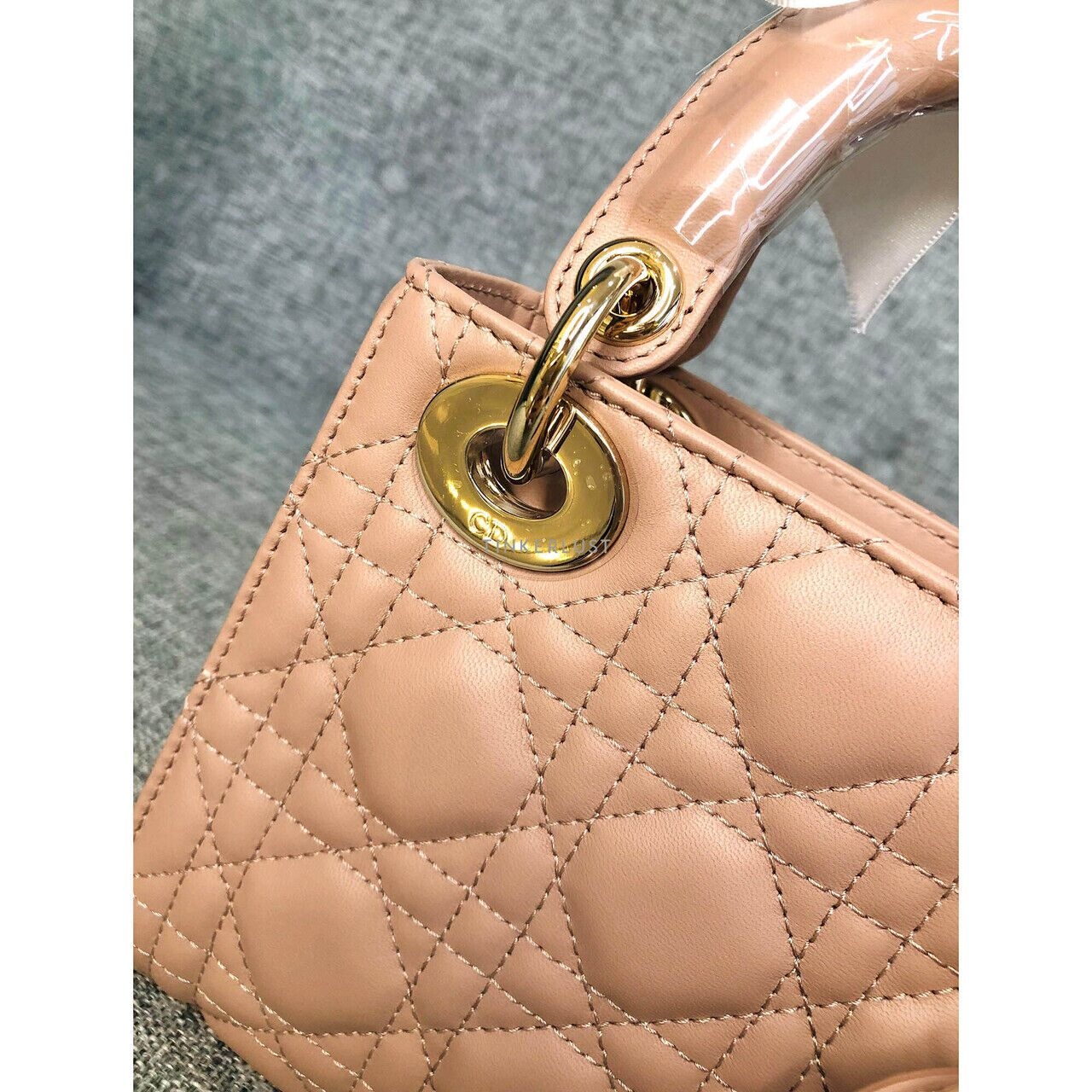 Christian Dior Lady Dior Mini Fard GHW Handbag