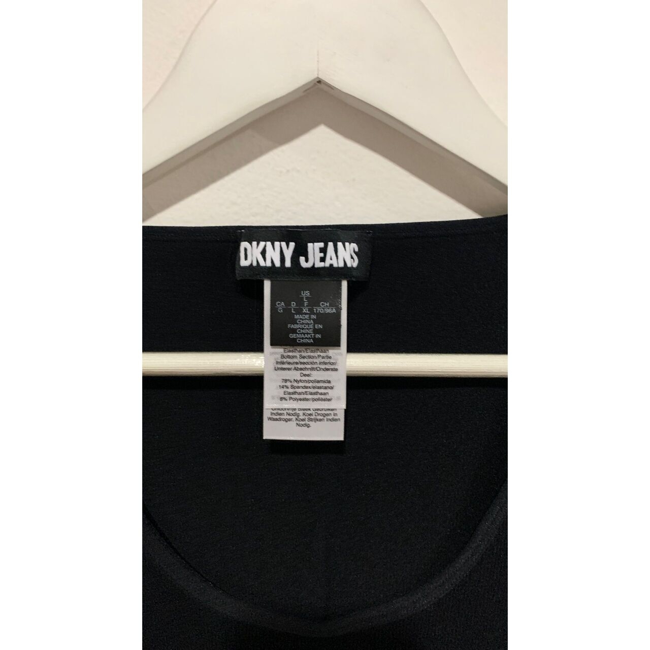 DKNY Jeans Black Blouse
