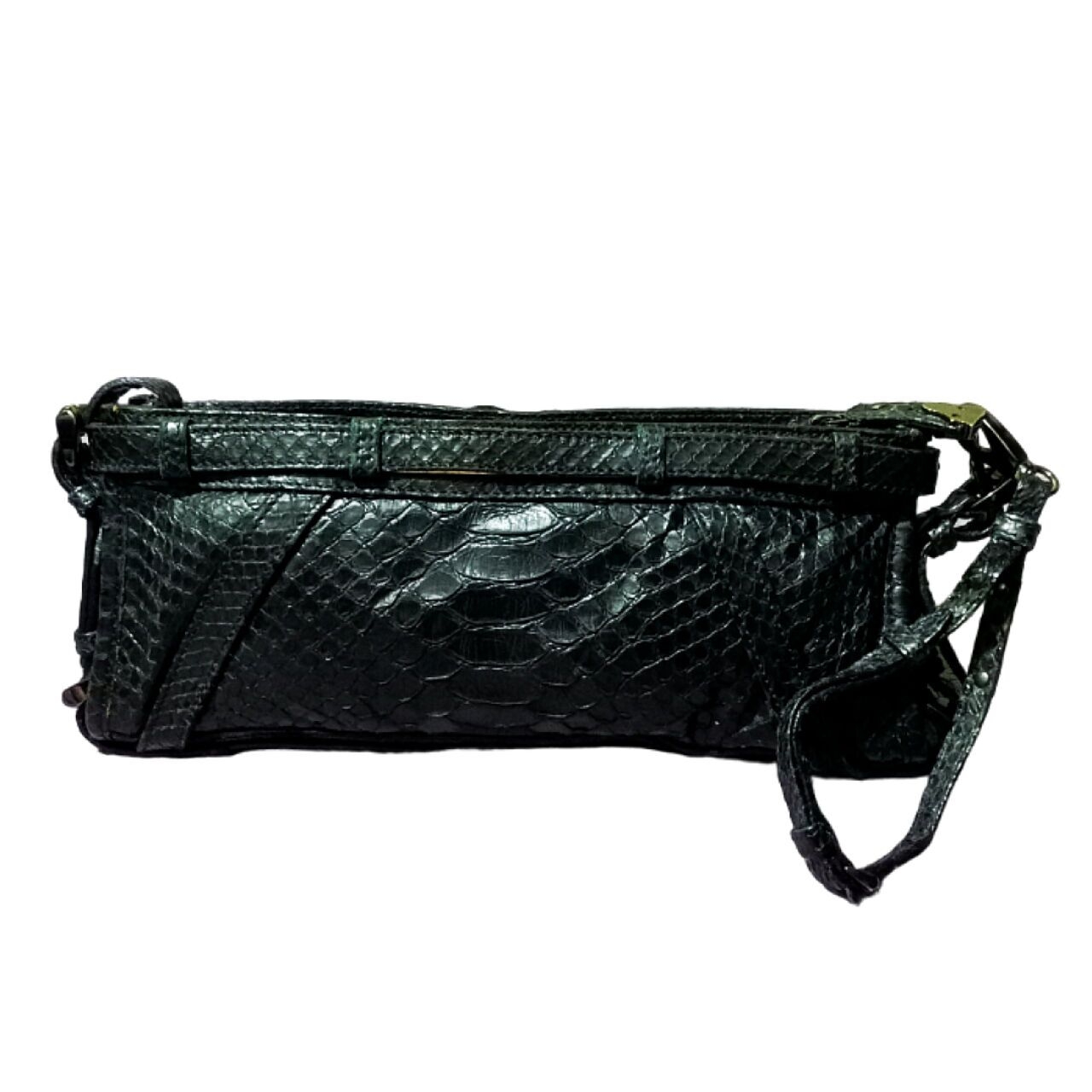 Burberry Prorsum Black Reptile Clutch - Wristlet Bag
