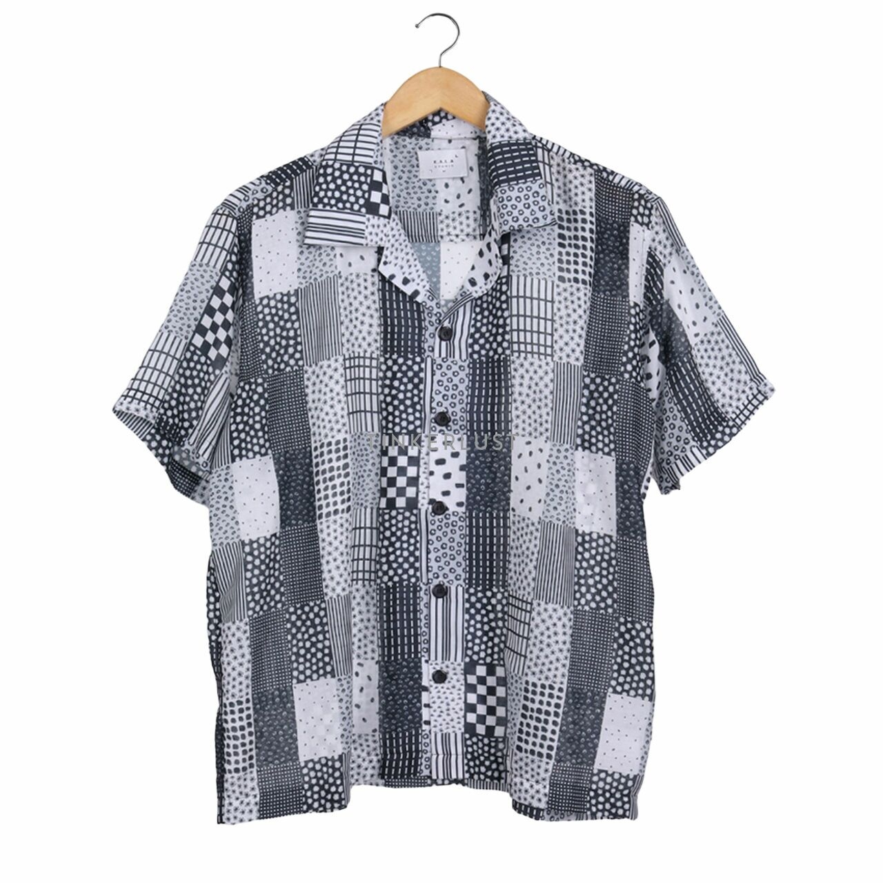 K.A.L.A studio Black & Grey Pattern Shirt
