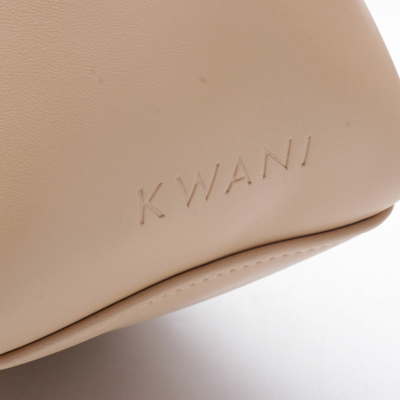 Kwani Nude Leather Handbag