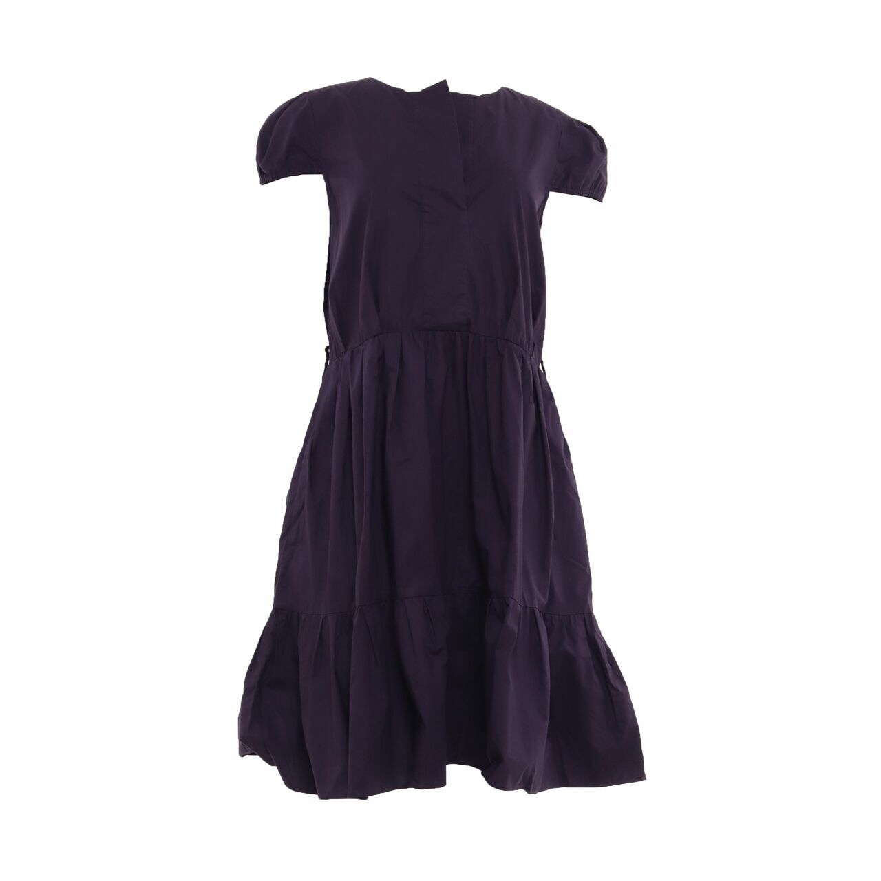 Paule Ka Dark Purple Mini Dress