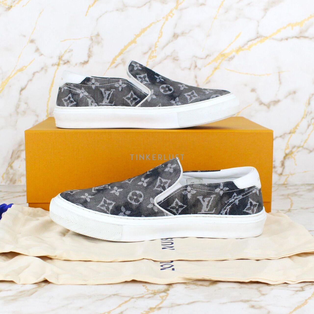 Louis Vuitton Monogram Slip On Sneakers
