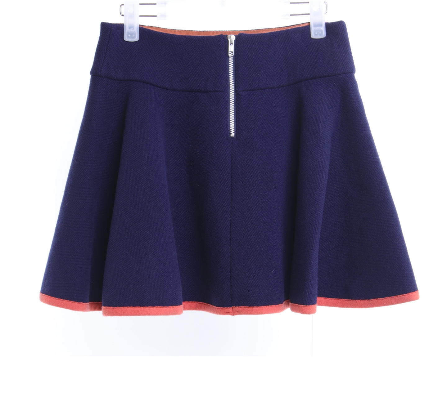 Sacai Luck Dark Blue Circle Mini Skirt