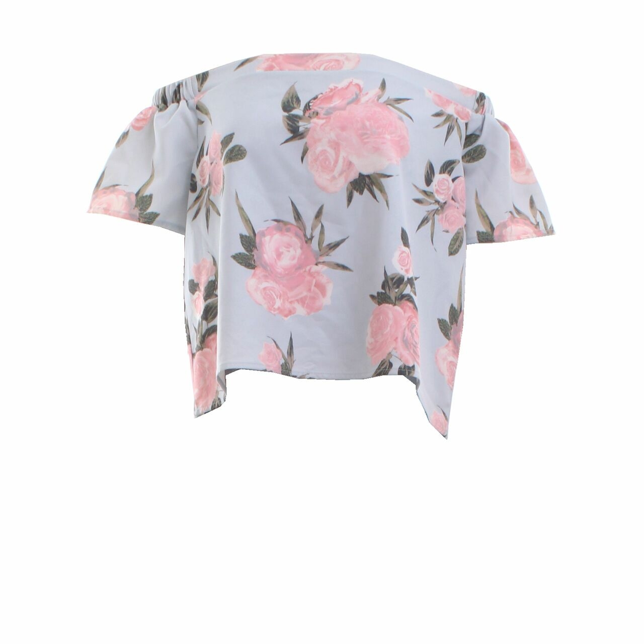 Something Borrowed Blue Floral Blouse