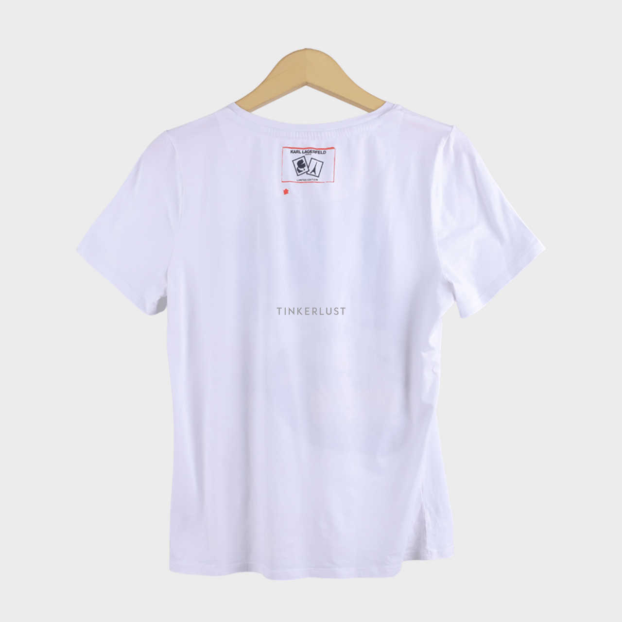 Karl Lagerfeld Road Trip Tee White T-Shirt