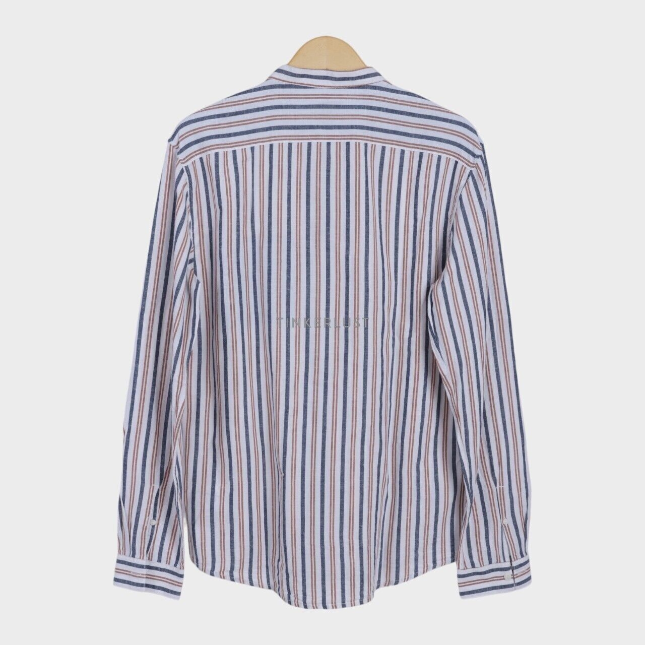 Pull & Bear Multi Stripes Long Sleeve Shirt