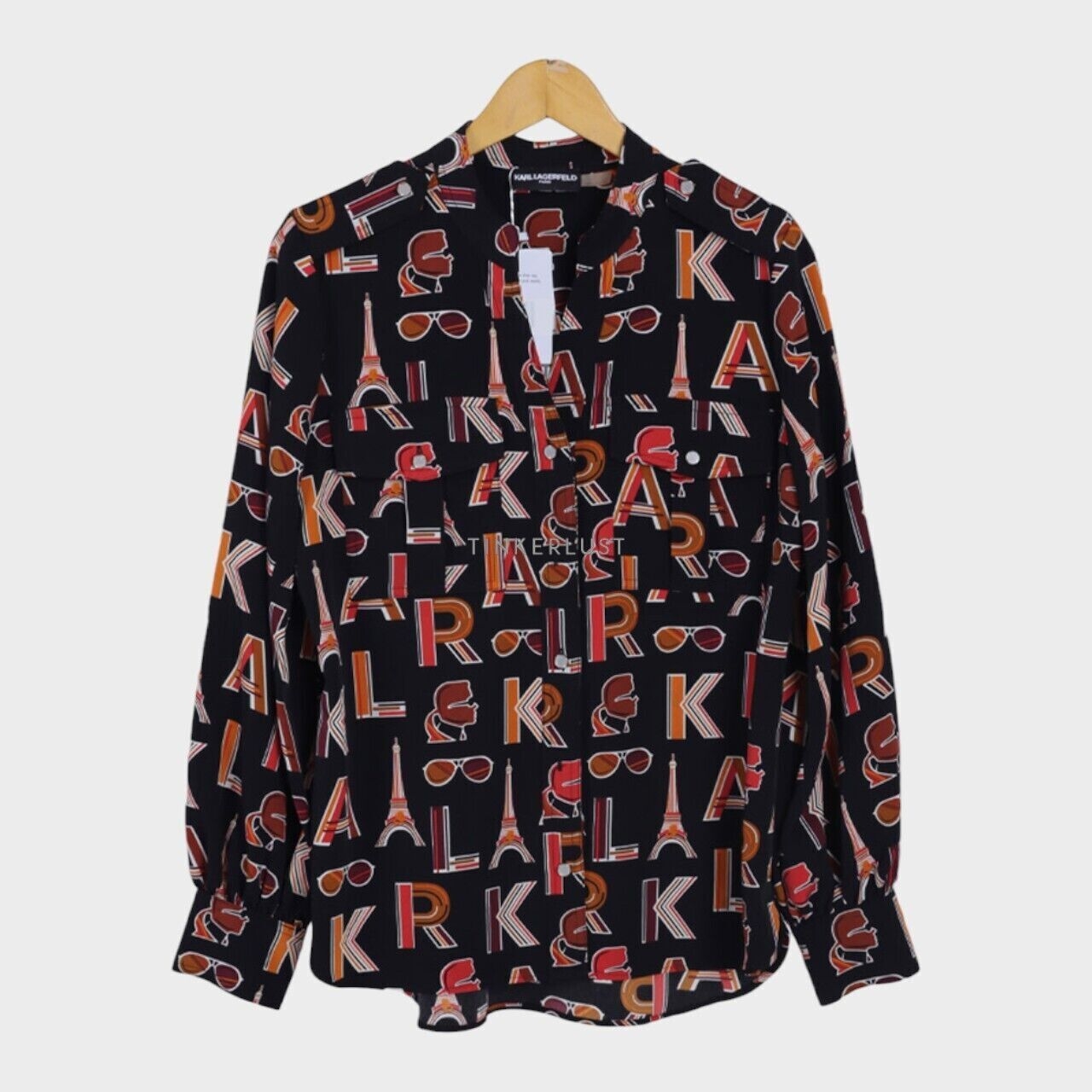 Karl Lagerfeld Multicolour Print Long Sleeve Shirt