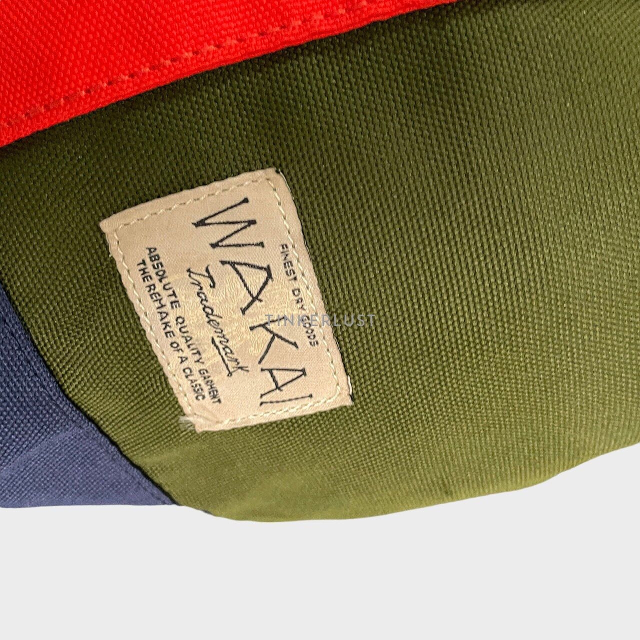 Wakai Navy & Dark Green Tote Bag