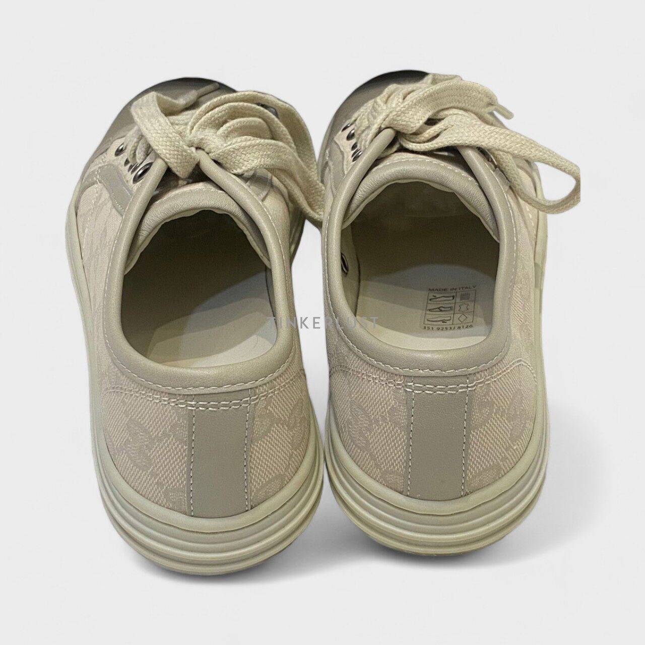 Gucci GG Beige Canvas Sneakers