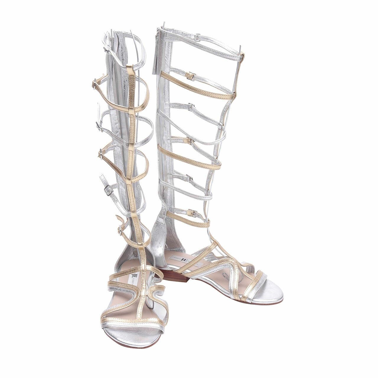 Jasmine Elizabeth Silver Gladiator Sandals
