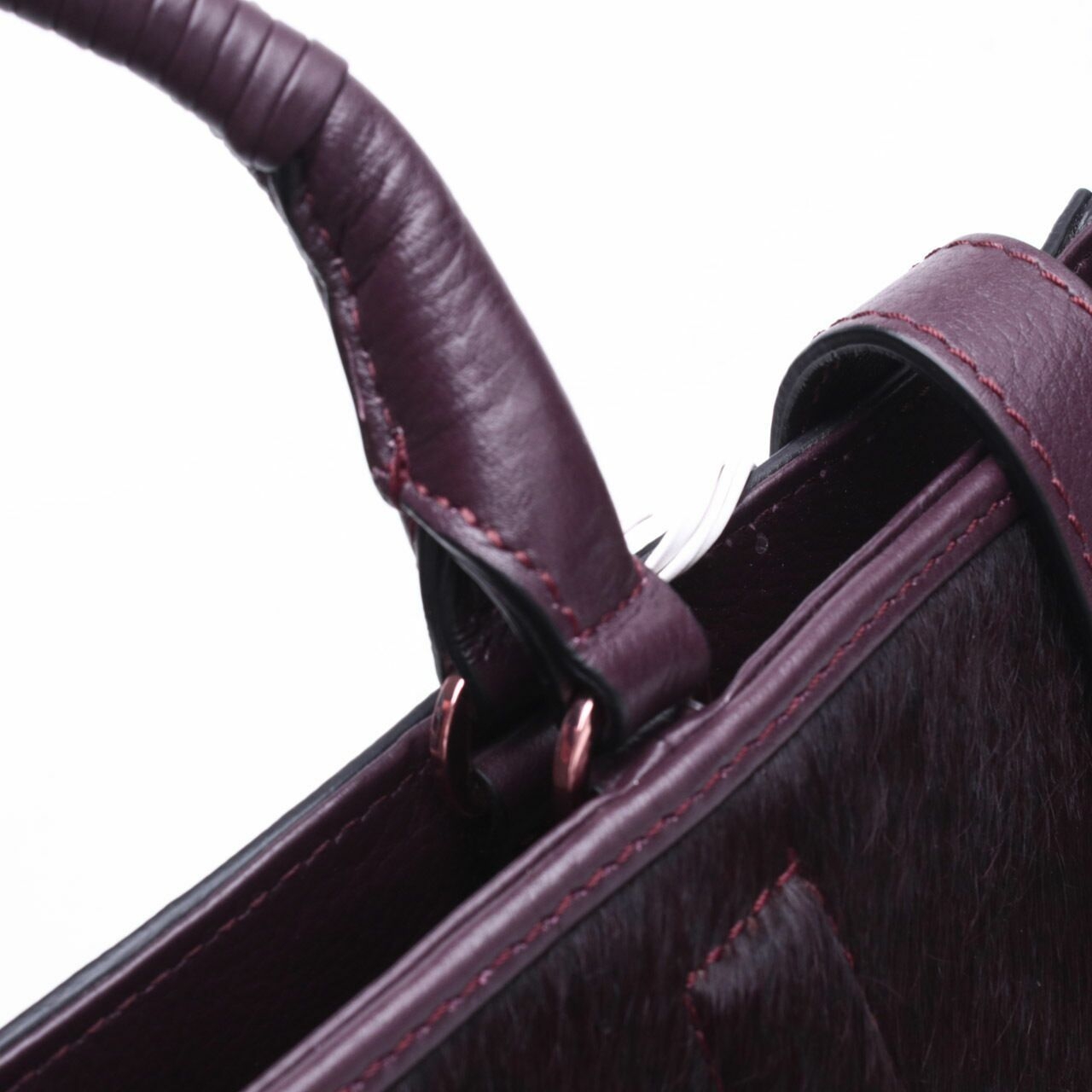 Radley Burgundy & Black  London EW Grab Large Tote Bag 