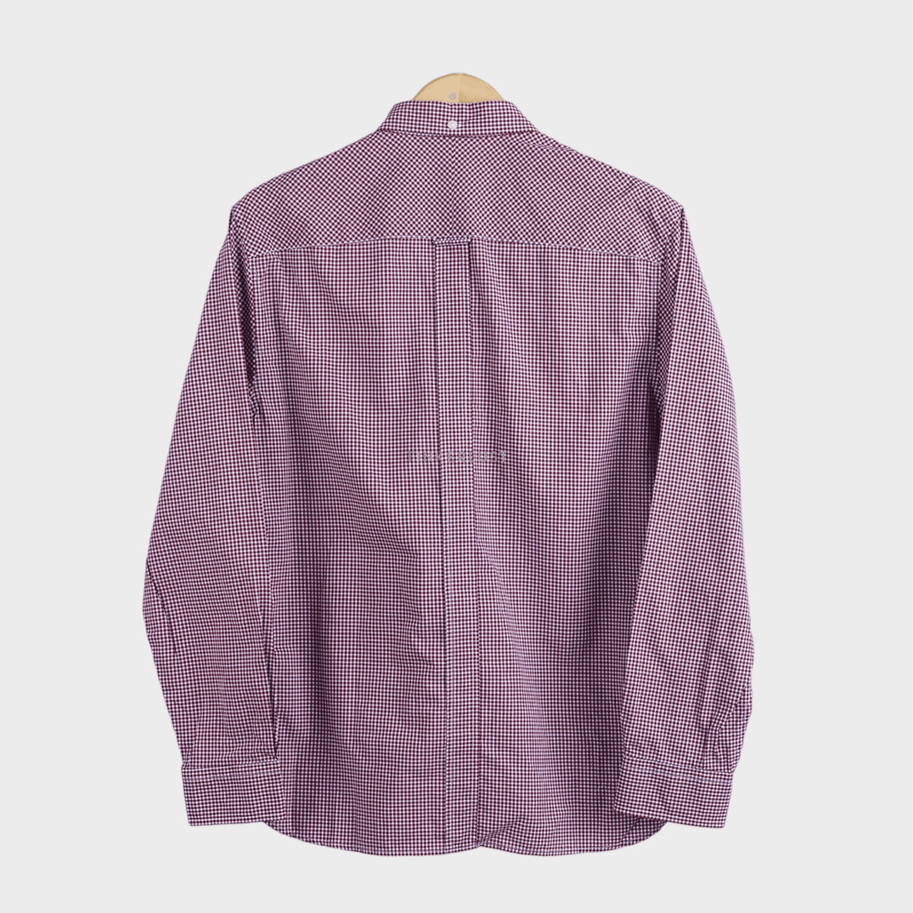 Fred Perry Maroon Gingham Shirt