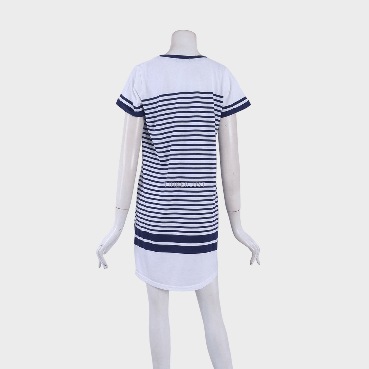 Cotton On Navy & White Stripes Mini Dress