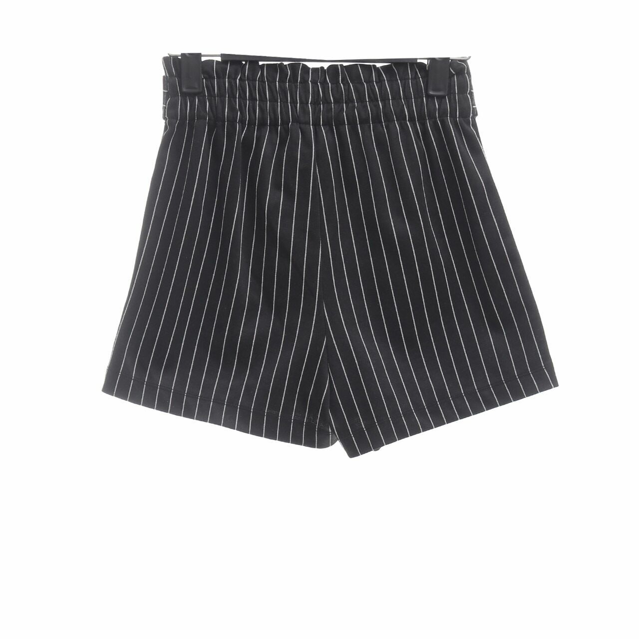 Max Black & White Stripes Shorts