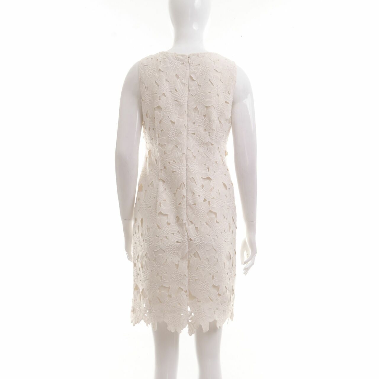 Ann Taylor Off White Midi Dress