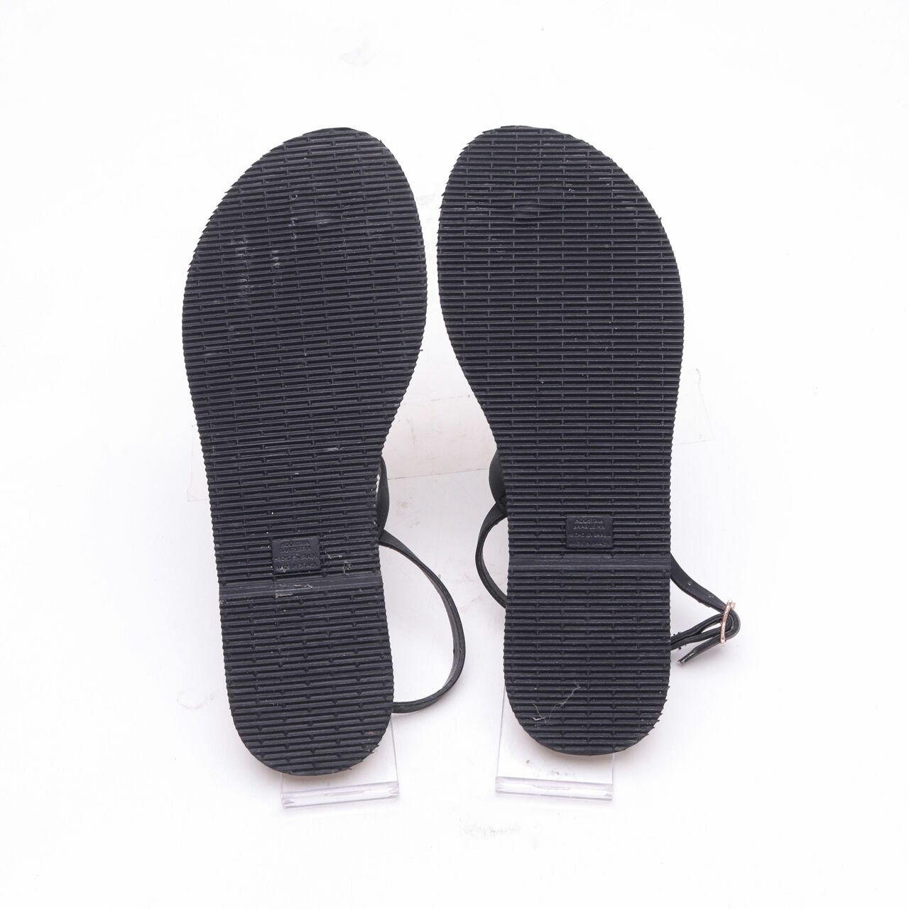 Havaianas Beige/Black Strap Sandals