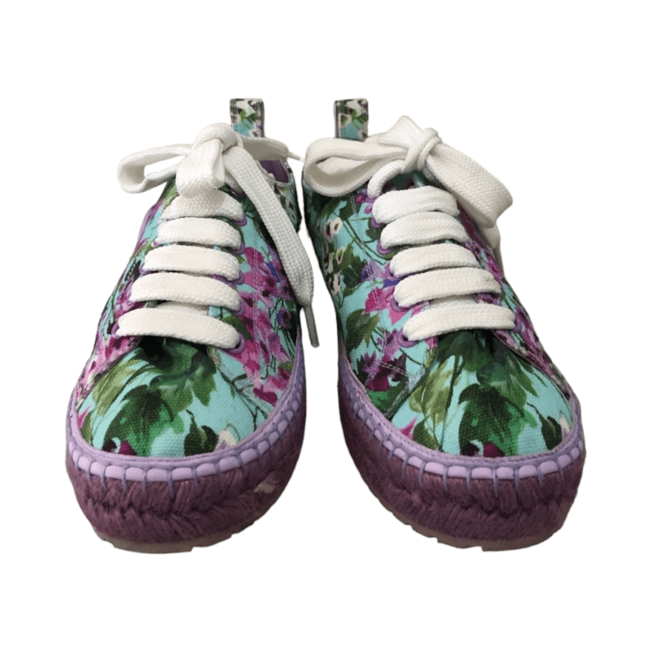 Dolce & Gabbana Multicolour Floral Sneakers