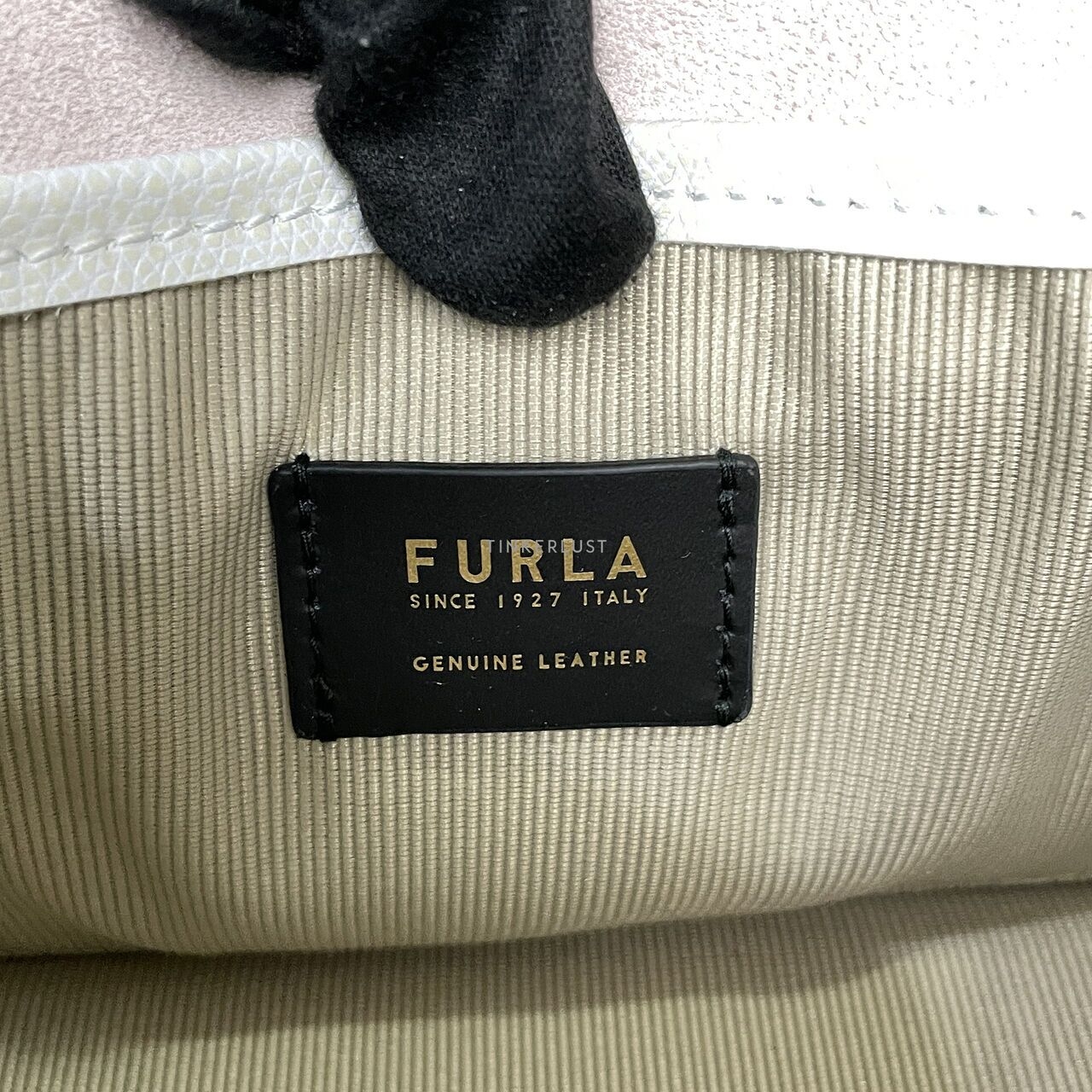 Furla Heart Printed Leather 1927 Mini Crossbody Bag