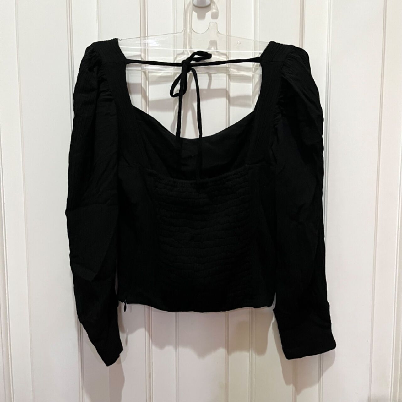 With Love Black Blouse