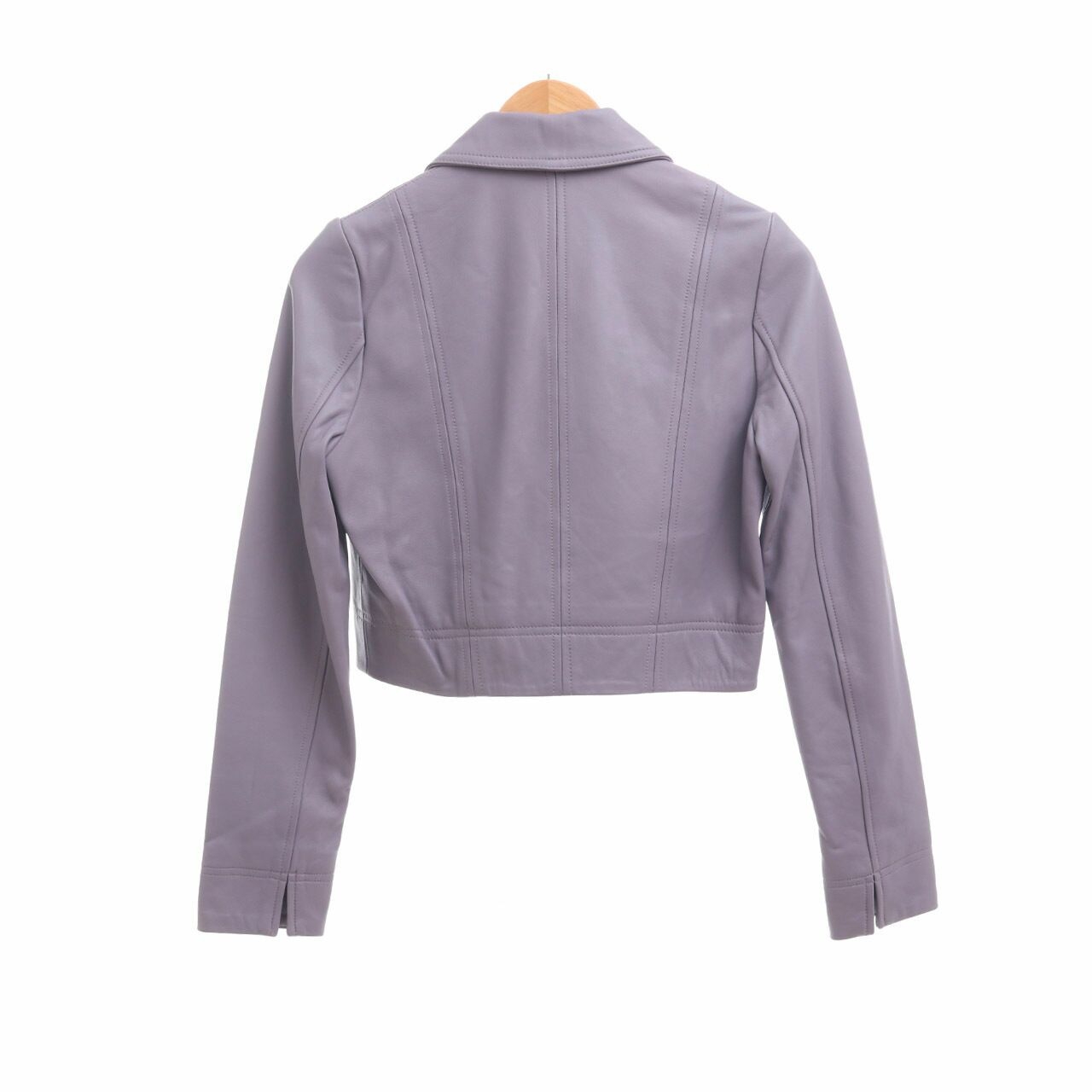 Alice Mccall Sweet Street Purple Leather Jacket 