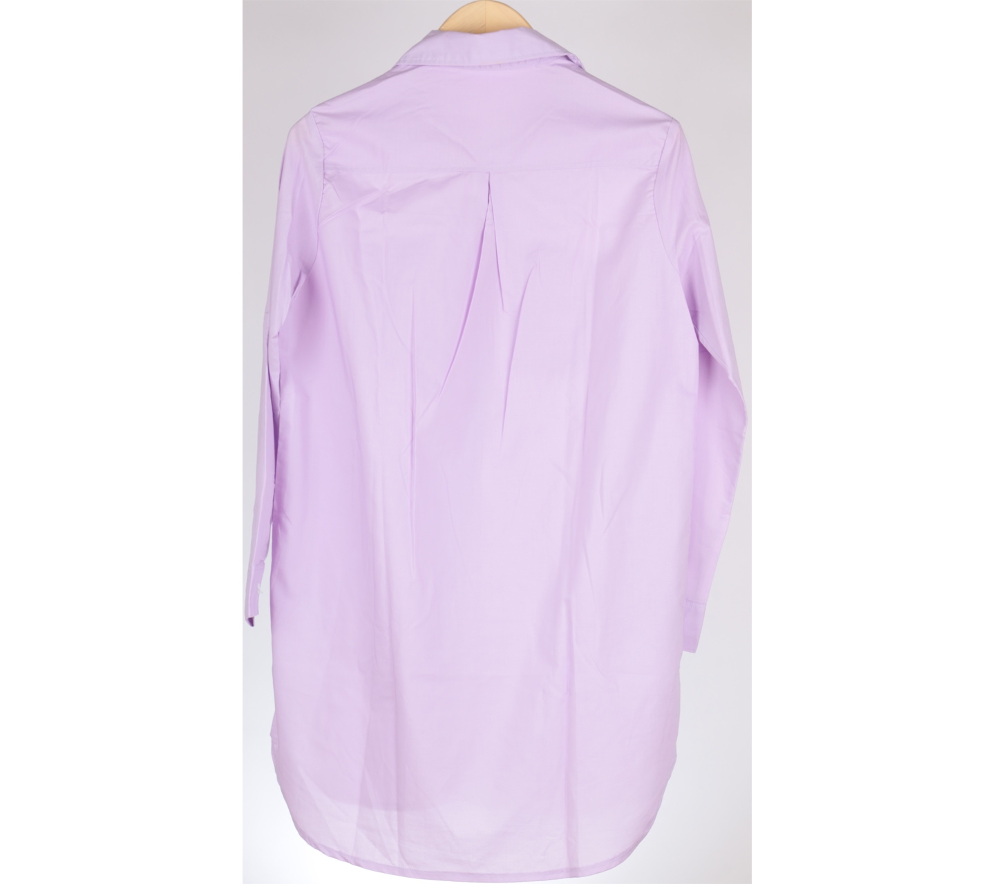 TLCShop Purple Shirt Mini Dress