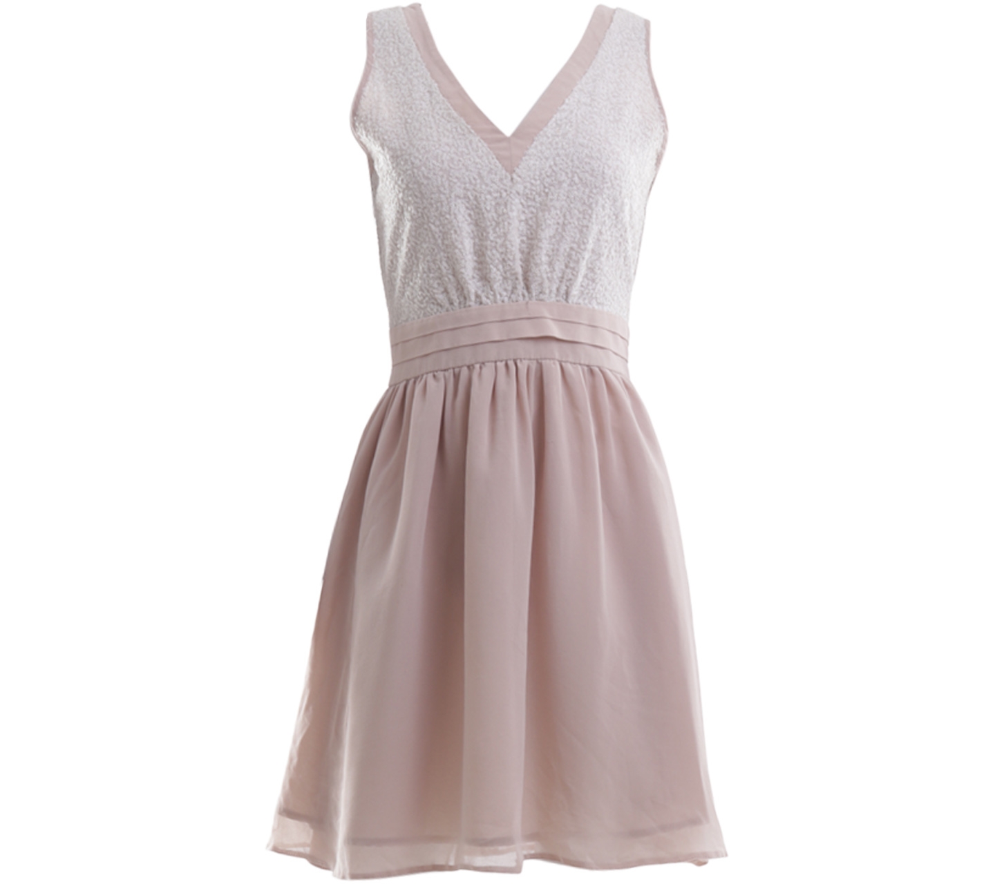 Luxe Cream Sequnis Mini Dress