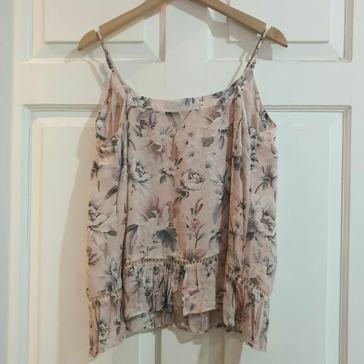 Forever New Pink Pastel Floral Sleeveless