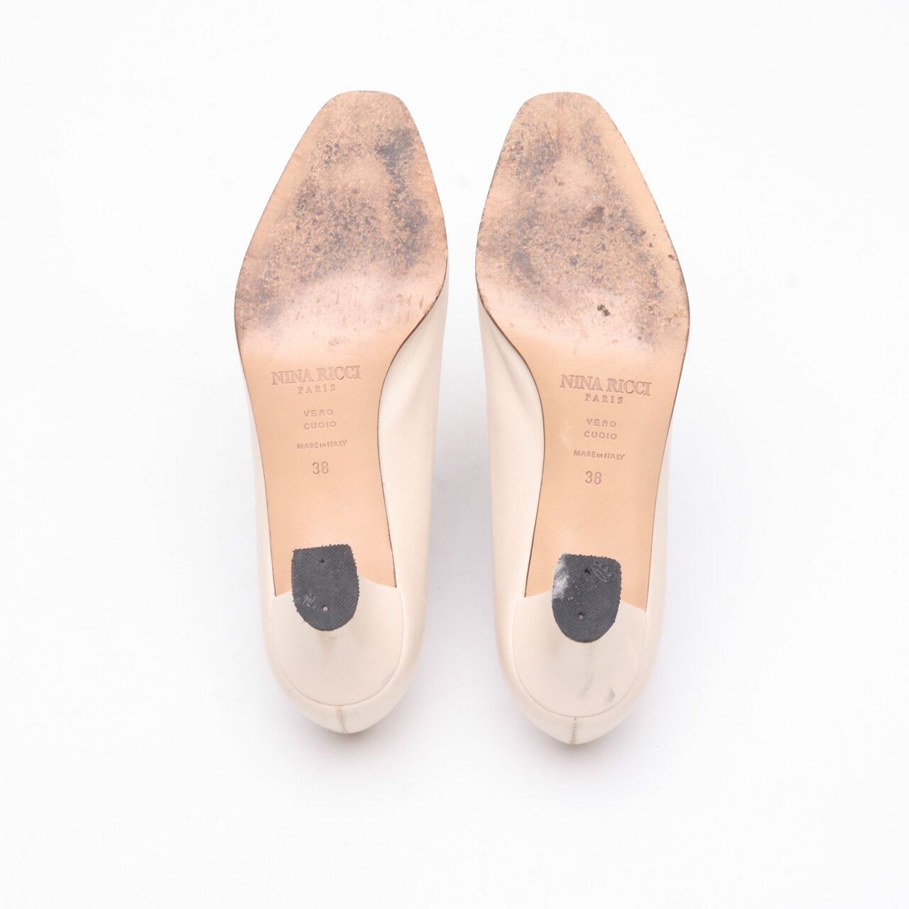 Nina Ricci Cream Heels