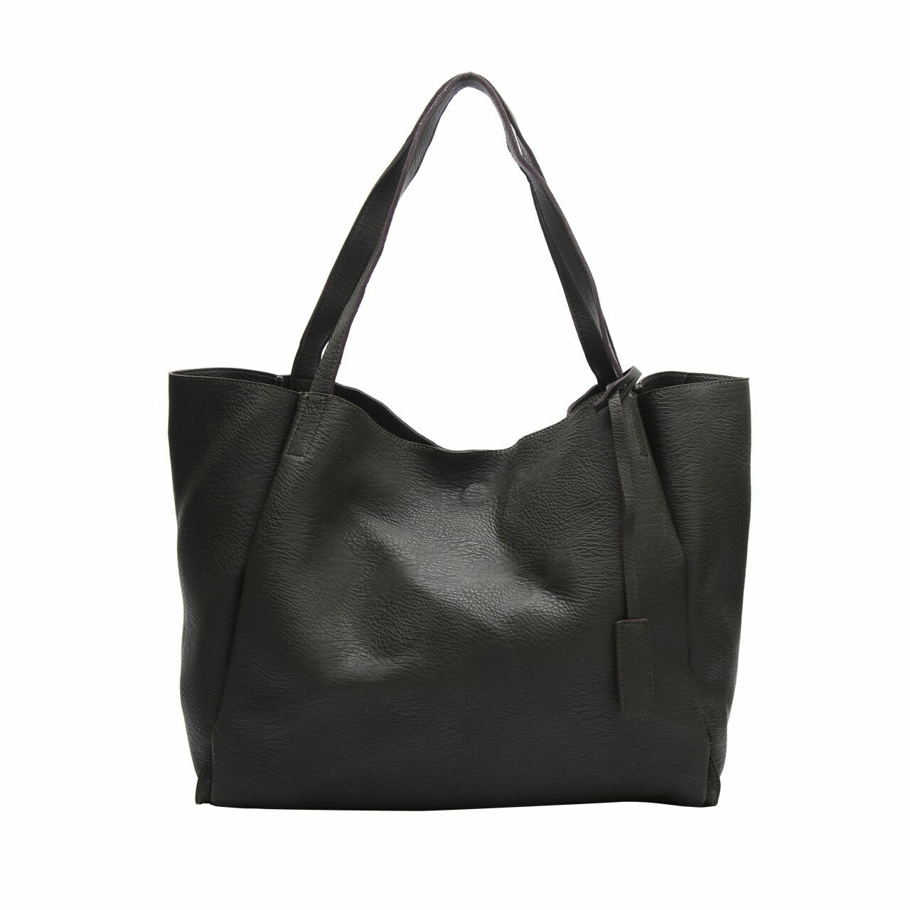 Silence + Noise Army Leather Tote Bag
