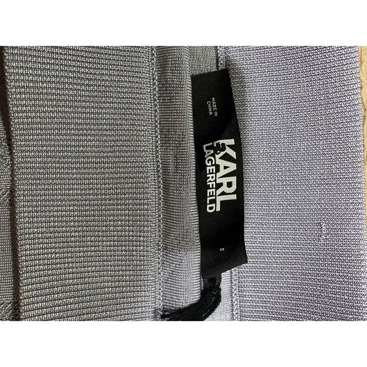 Karl Lagerfeld Light Grey Pencil Skirt