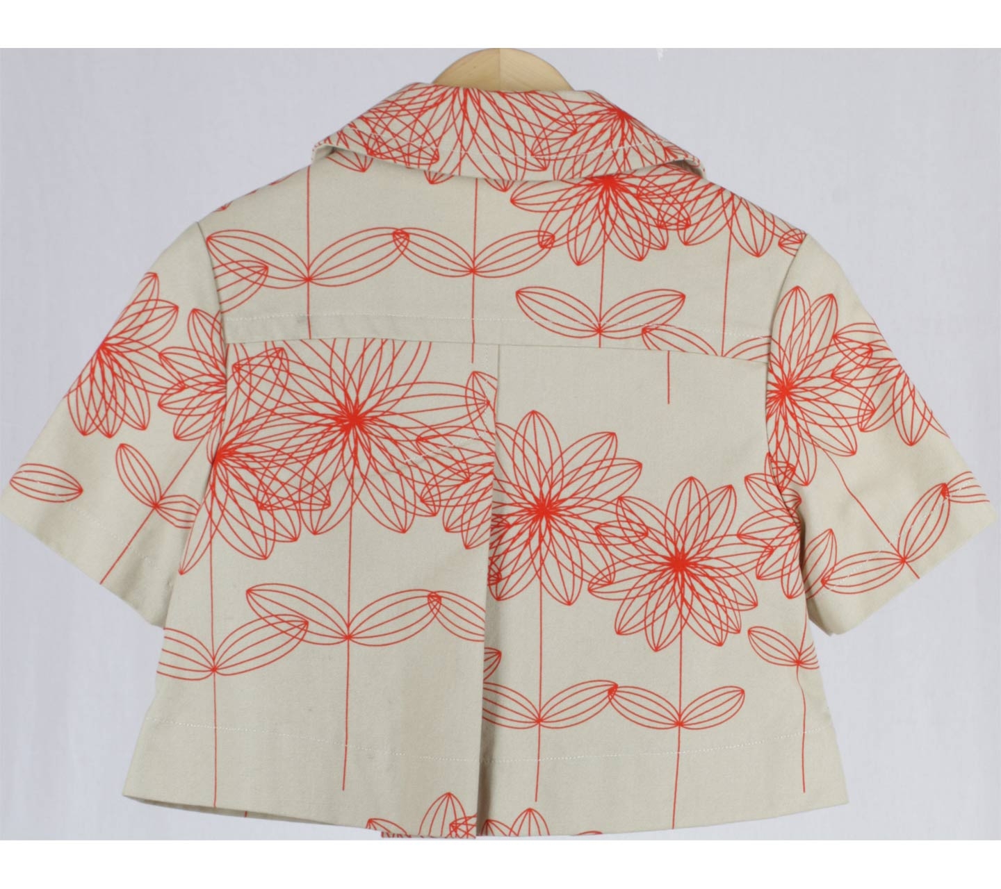 Orla Kiely Cream And Red Floral Outerwear