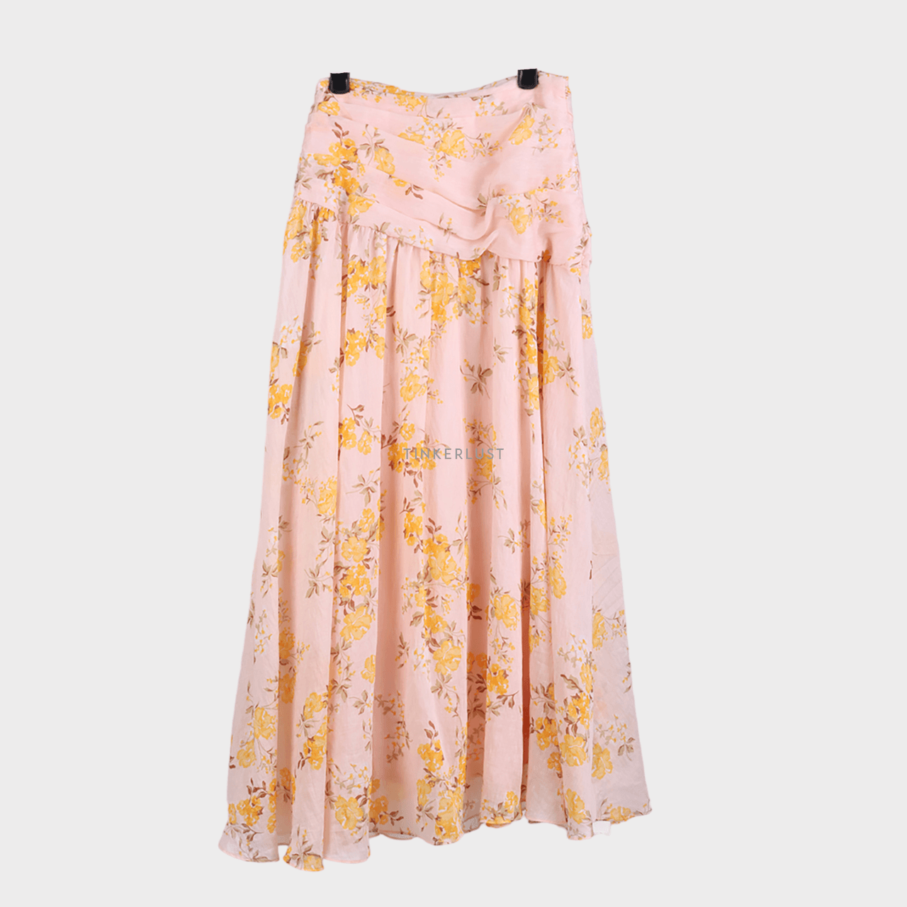 Forever New Pink Floral Rok Midi