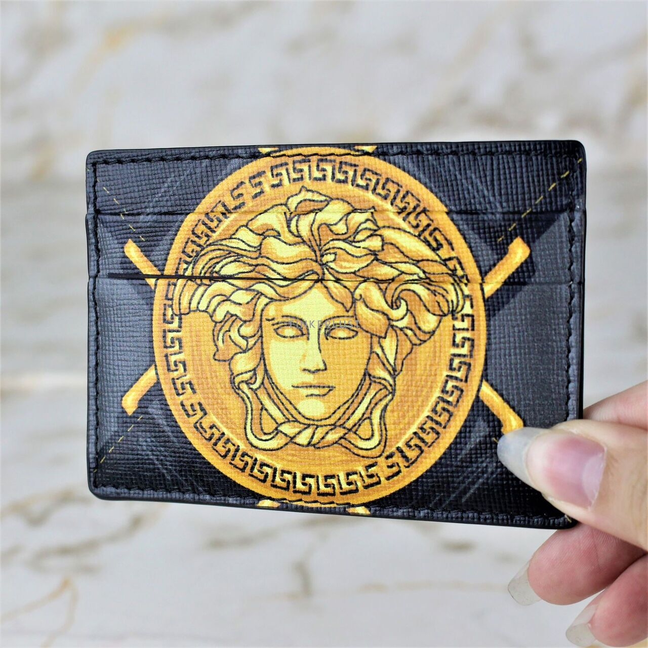 Versace Vers Medusa Card Holder Wallet