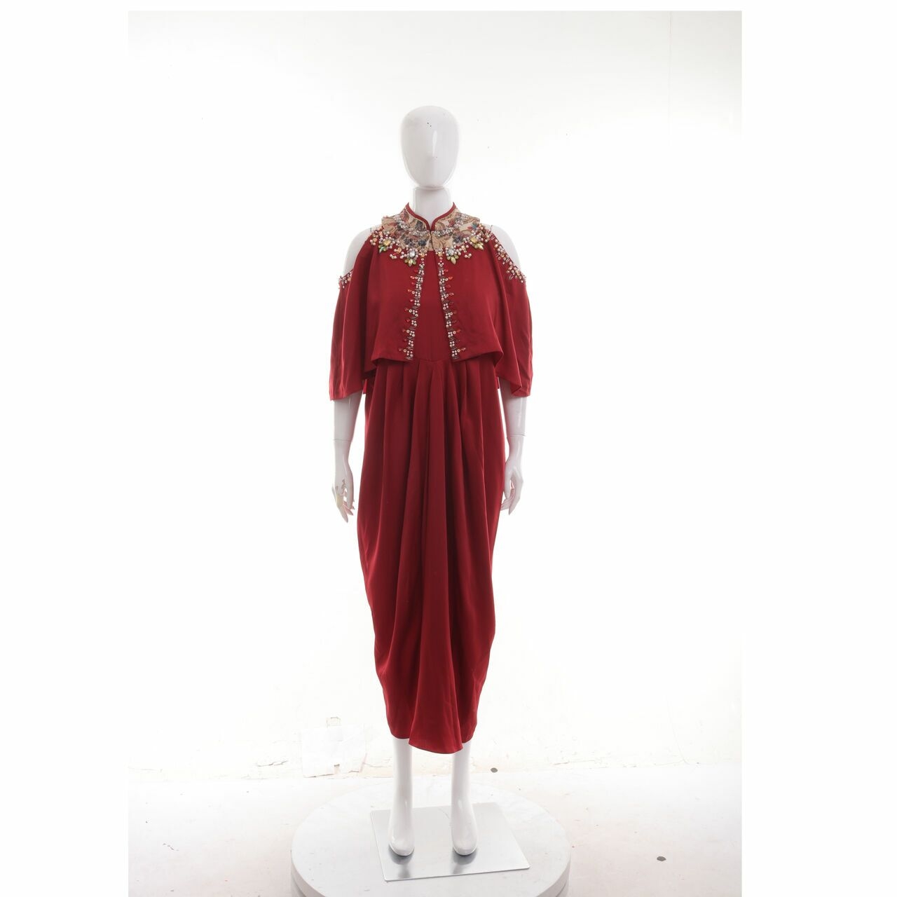 AVA Red Long Dress