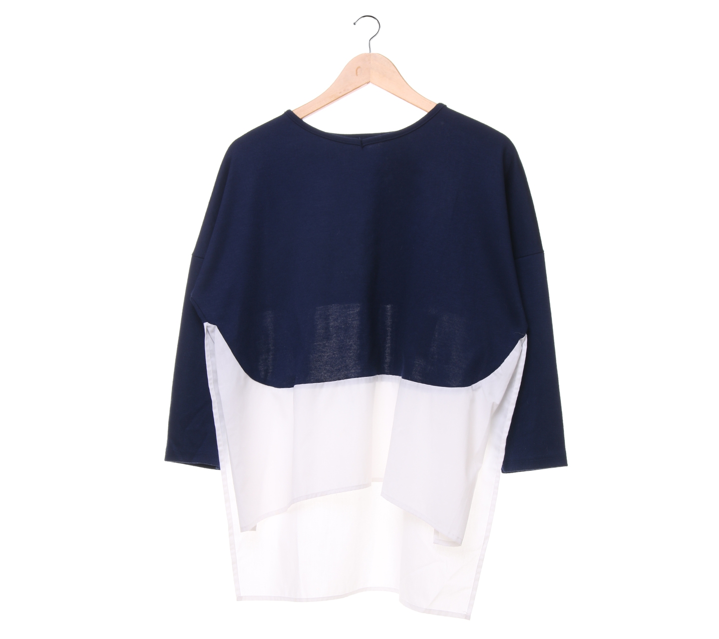 Five 12 Dark Blue and White Blouse