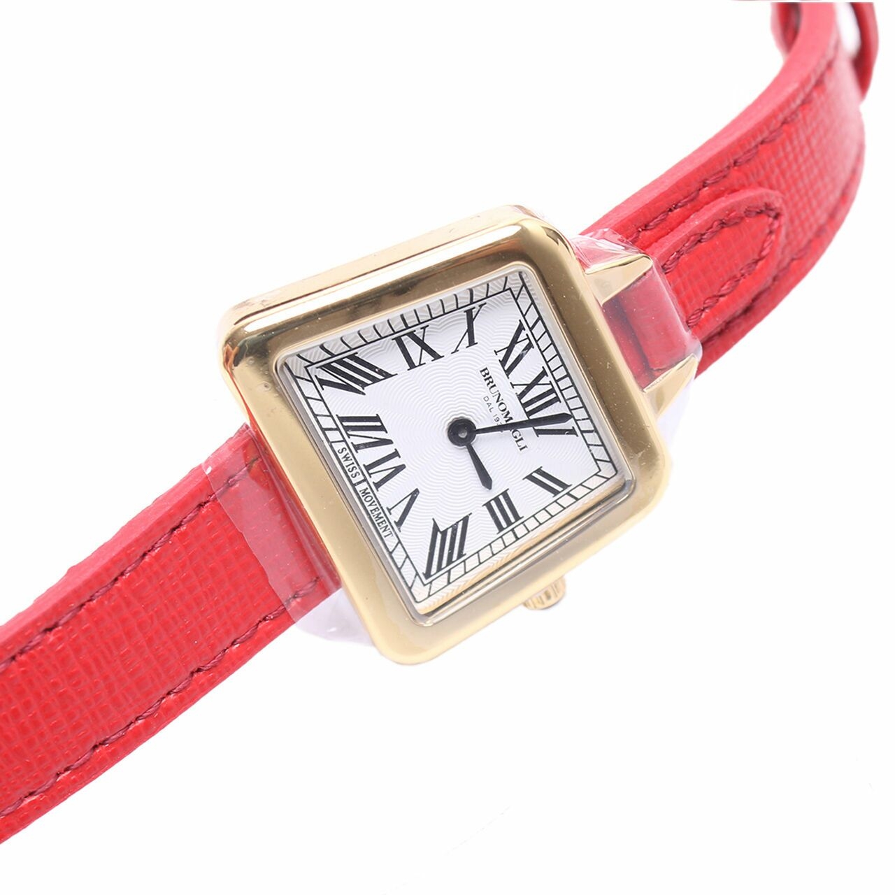 Bruno Magli Red Emma 1143 Double Wrap Ladies Quartz Watch