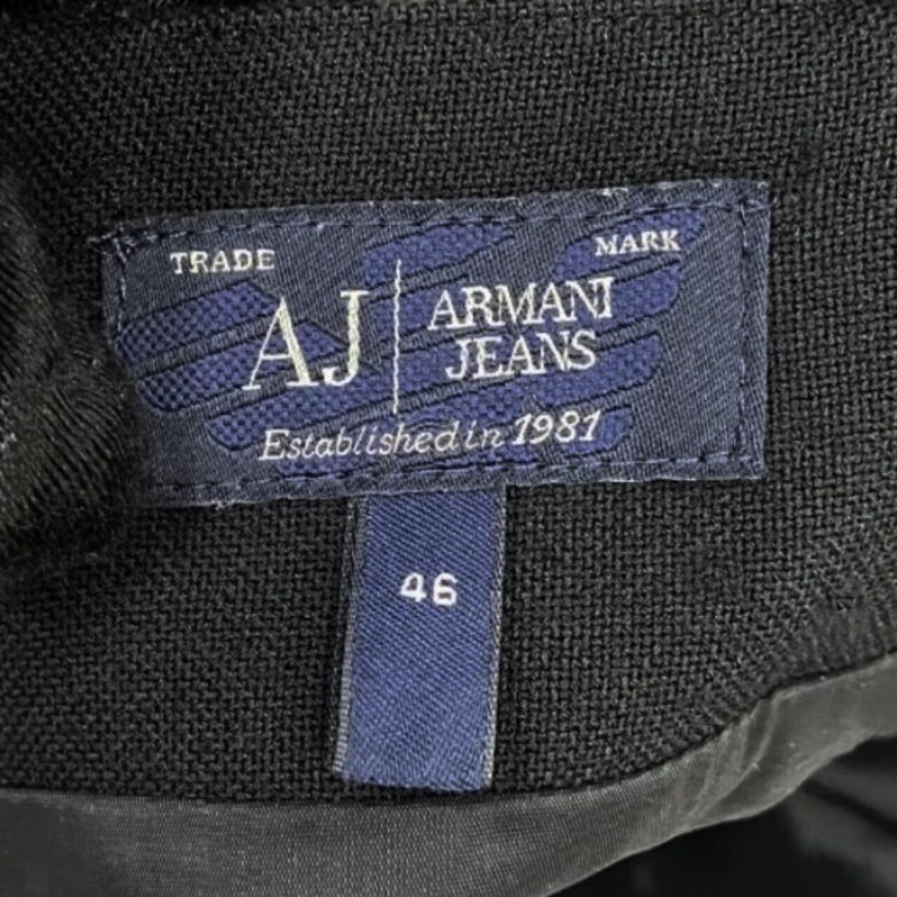 Armani Jeans Black Organic Rok Mini