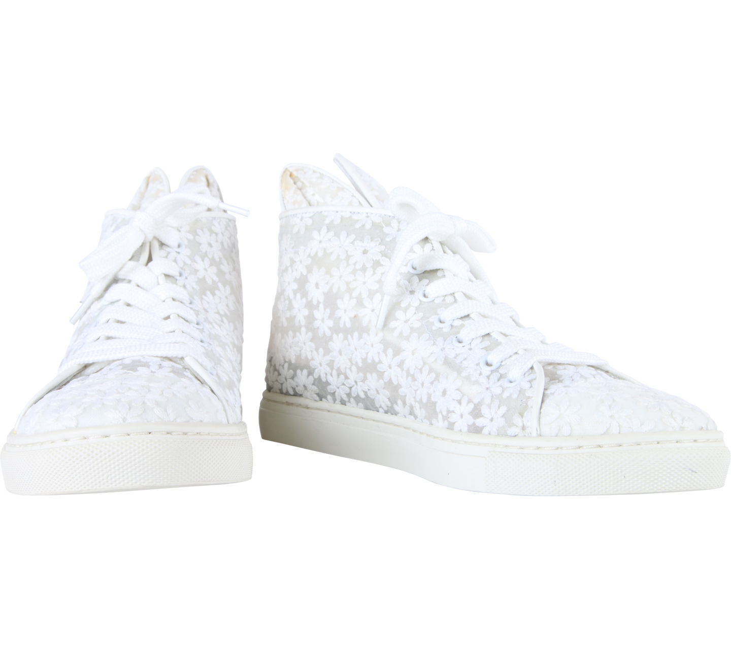 Minna Parikka White Floral Sneakers