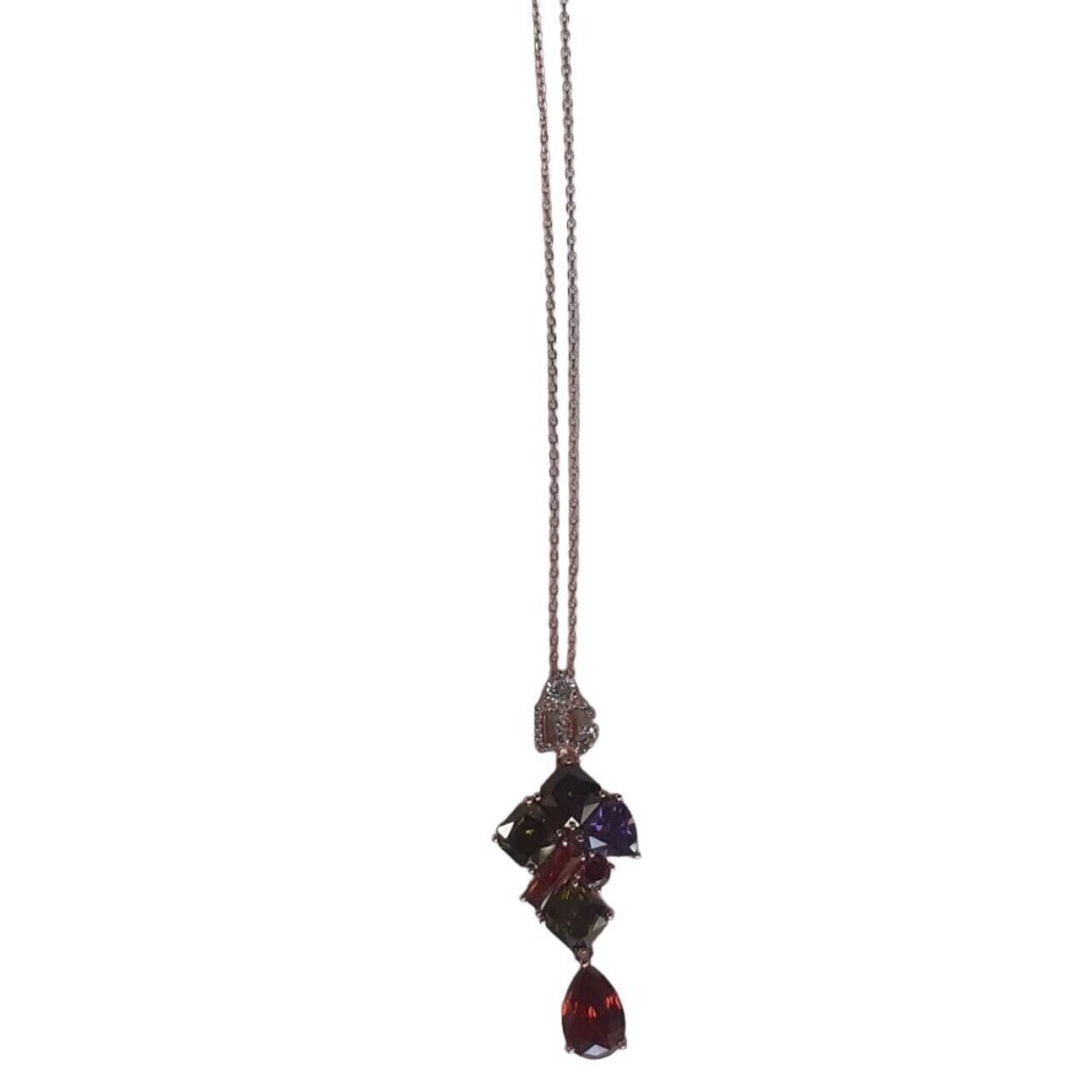 Dolce & Gabbana Multicolour Crystal Necklace Perhiasan