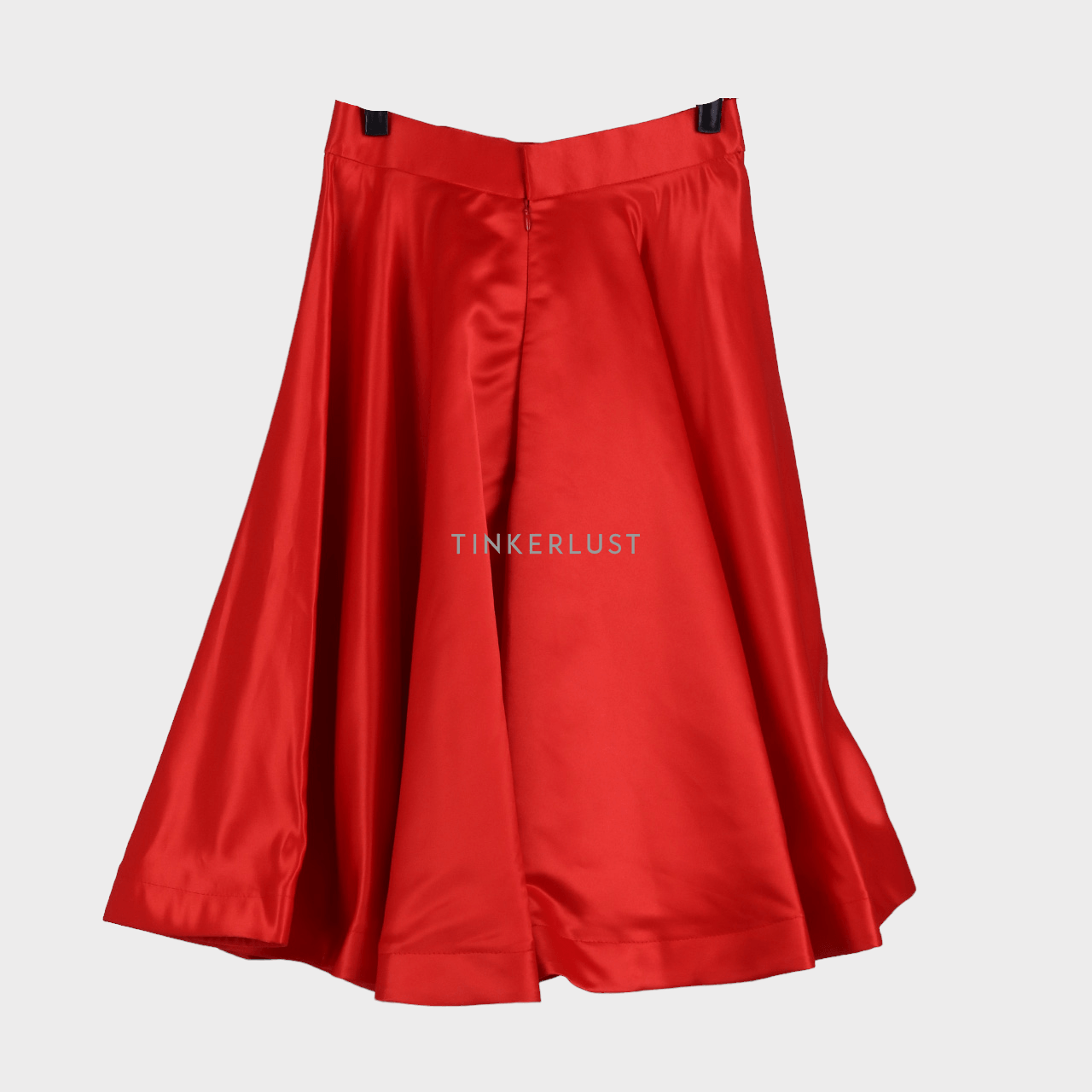 plopherz Red Midi Skirt