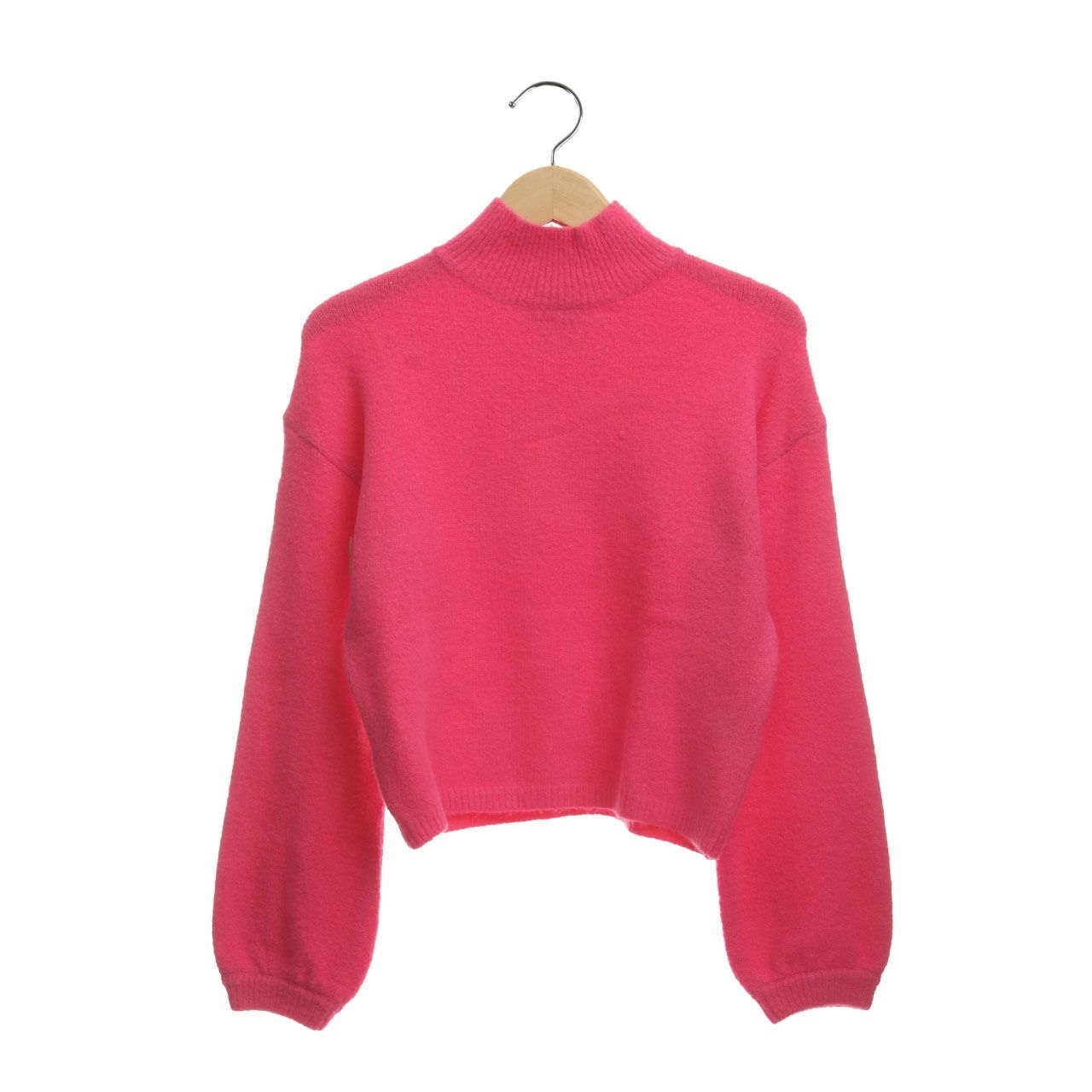 Line & Dot Pink Knit Sweater