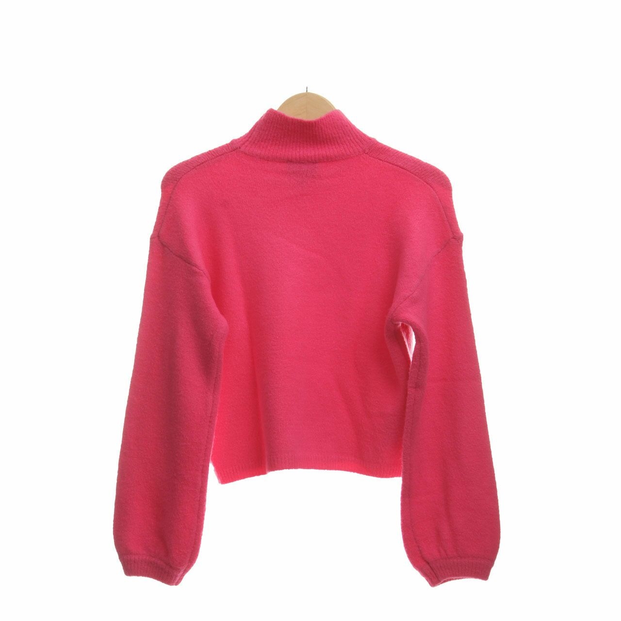 Line & Dot Pink Knit Sweater