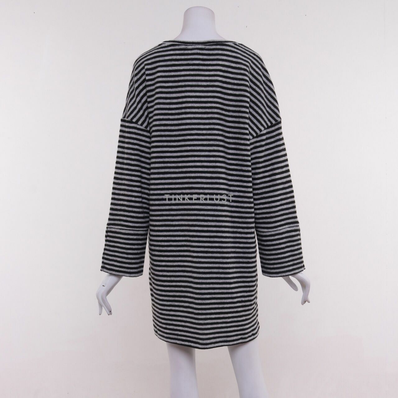 Home & Me Vero Moda Black & White Stripes Mini Dress