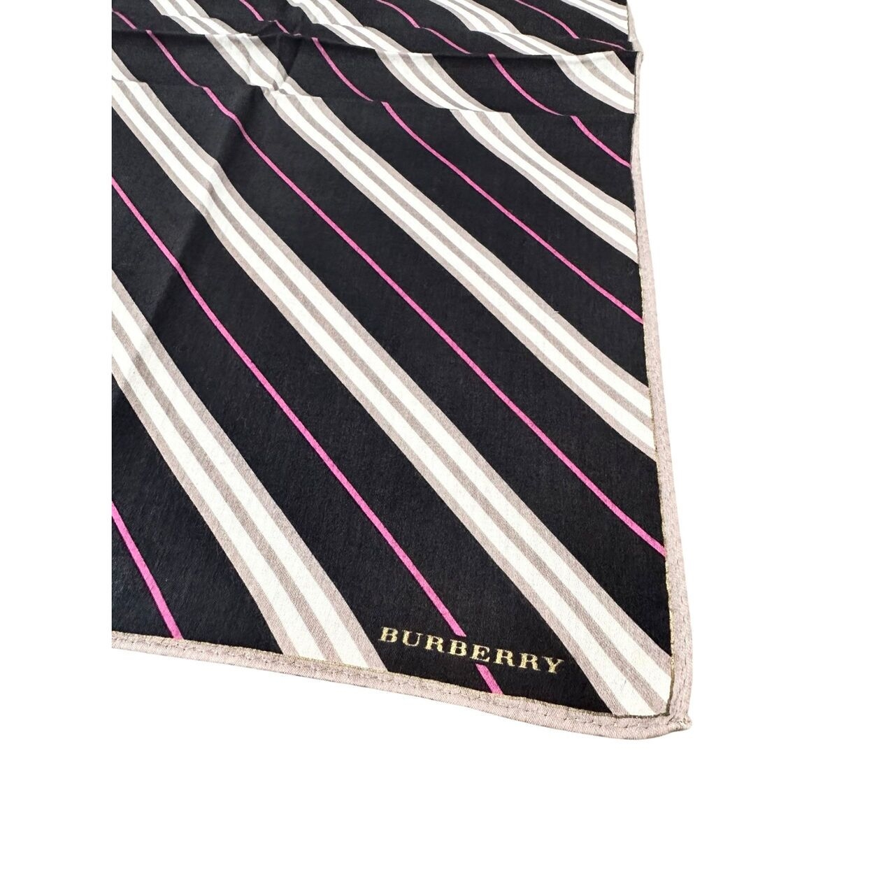 Burberry Multicolour Stripe Print Scarf