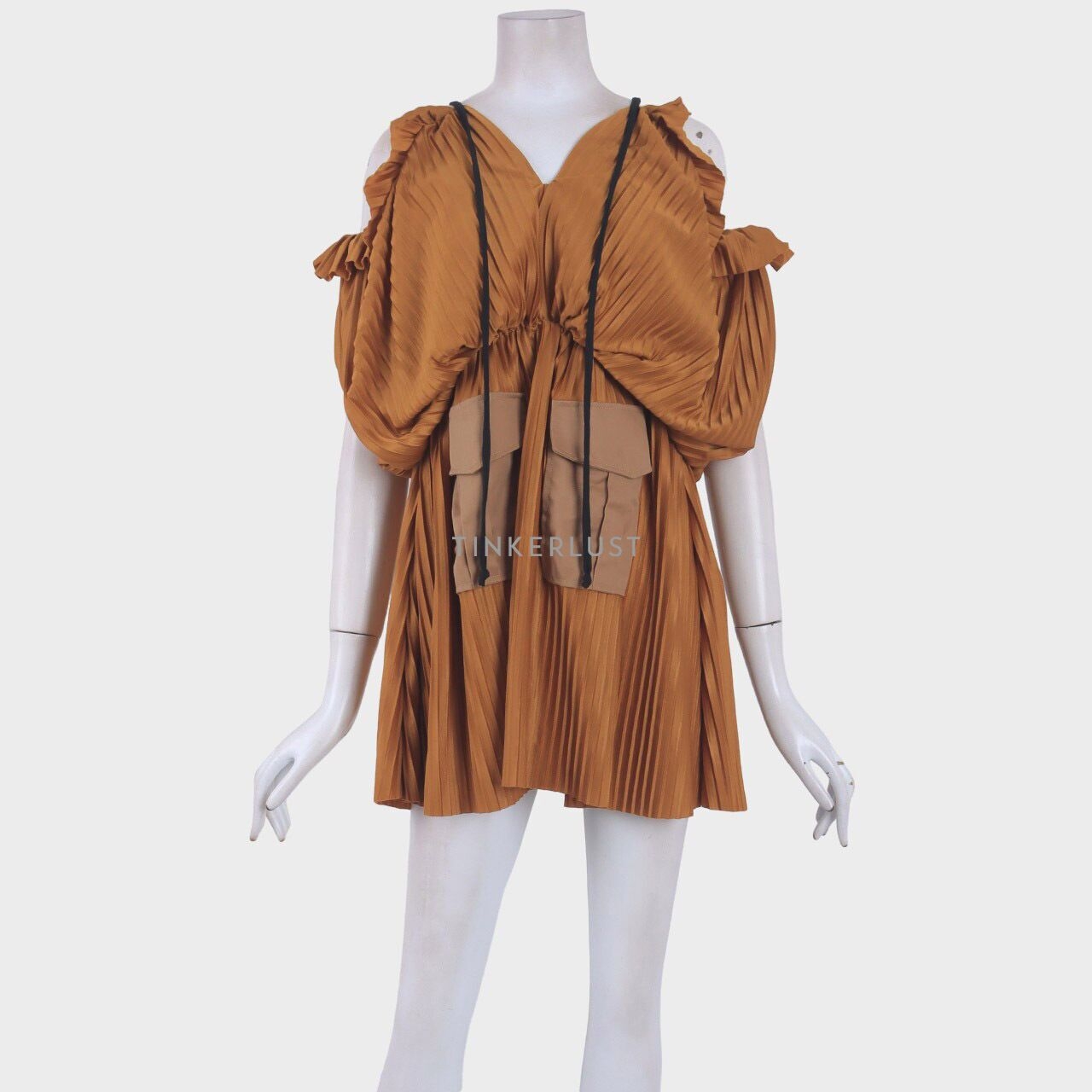 Maryalle Ginger Pleats Mini Dress
