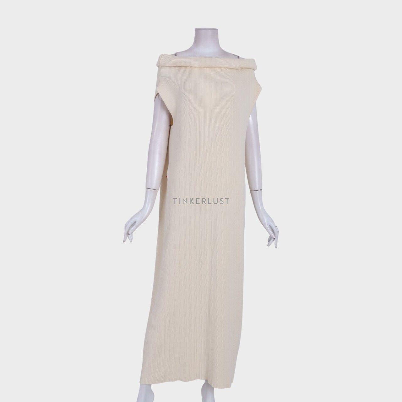 Zara Cream Knit Long Dress