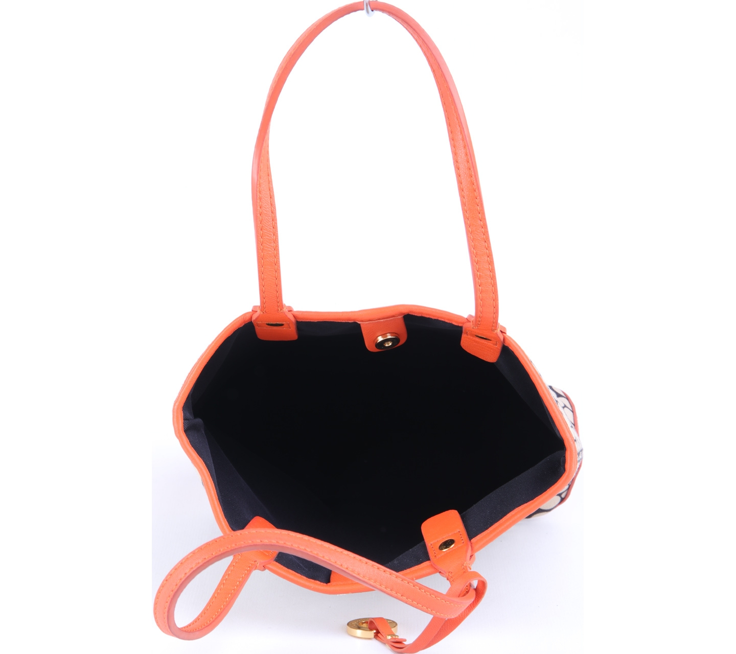 Jim Thompson Orange Circle Handbag