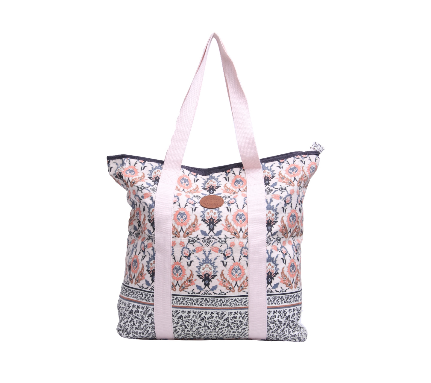 Rip Curl Patterned Off White Tote Bag